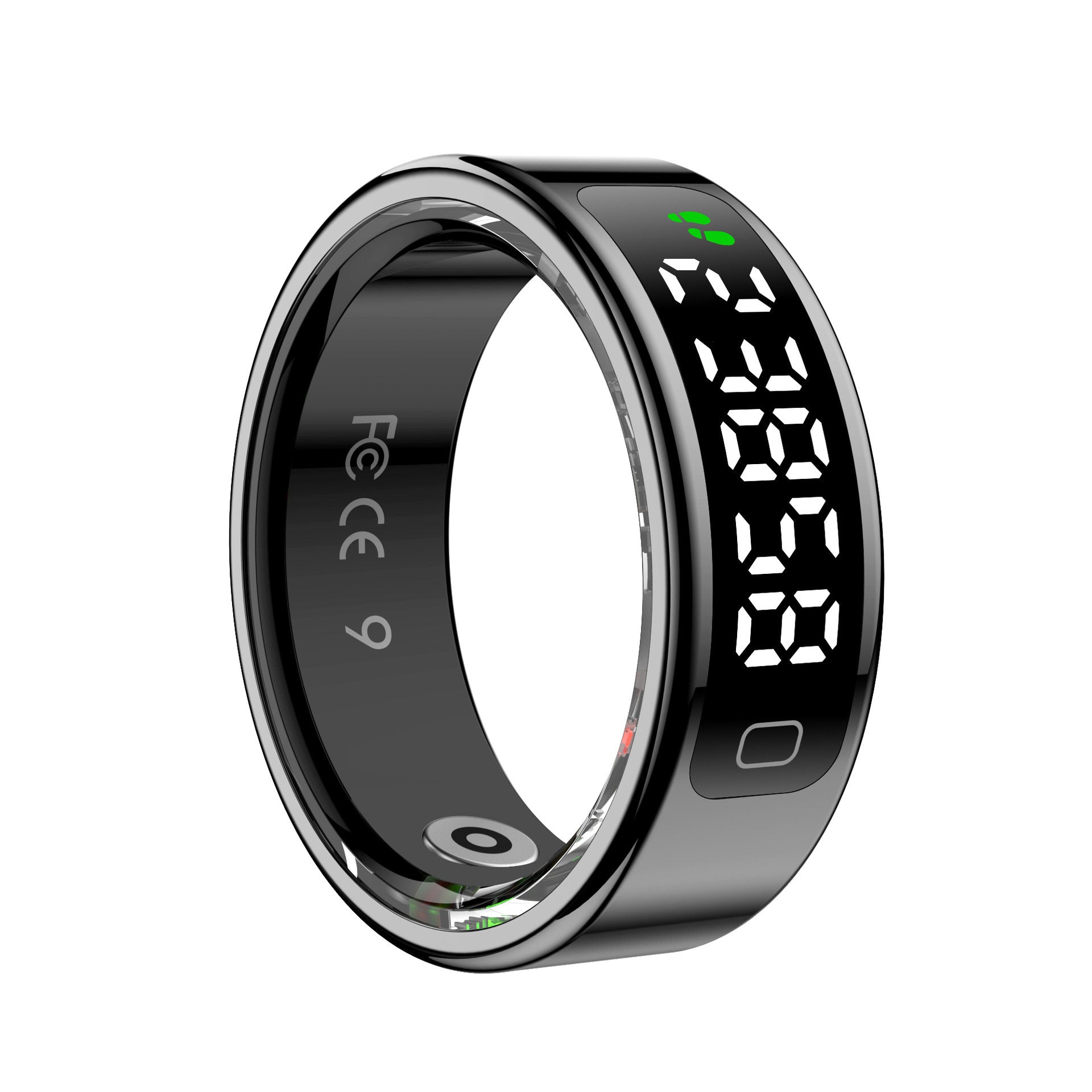 Smart Health Monitoring Ring with Charging Case