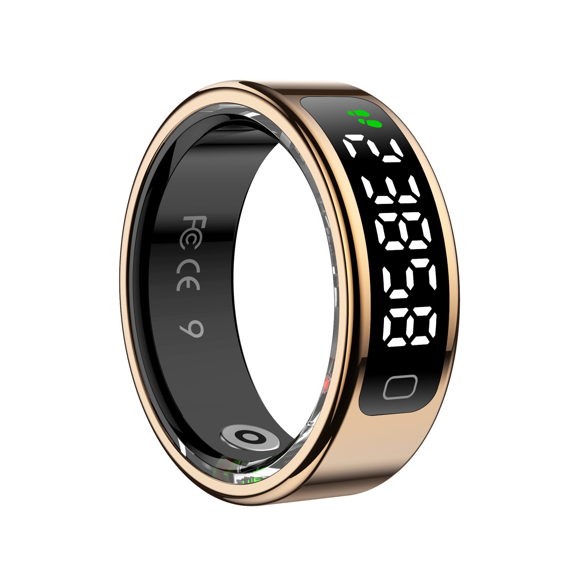 Smart Health Monitoring Ring with Charging Case