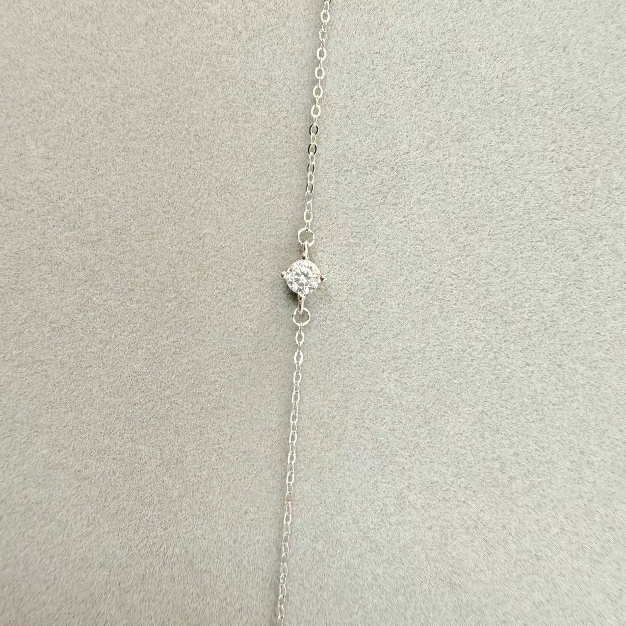 Sterling Silver Zircon Bracelet for Women