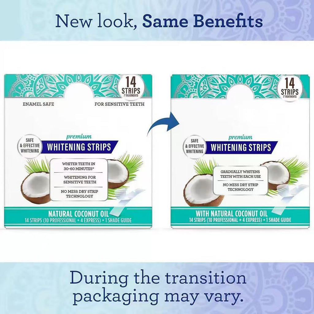 Coconut Oil Whitening Teeth Strips