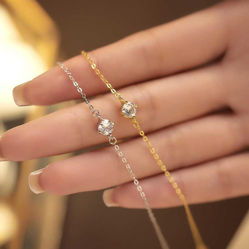 Sterling Silver Zircon Bracelet for Women