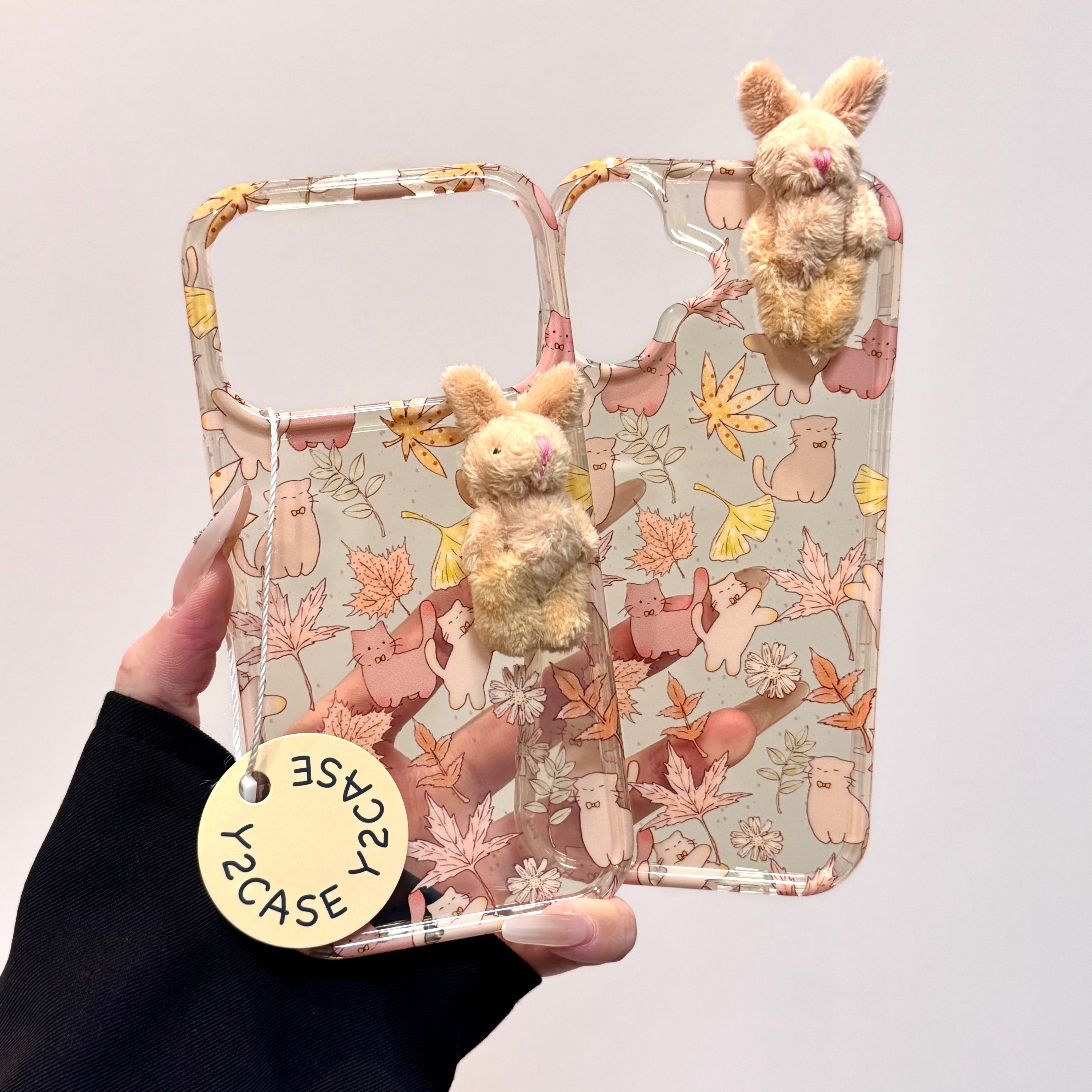 Three-dimensional decorative phone case