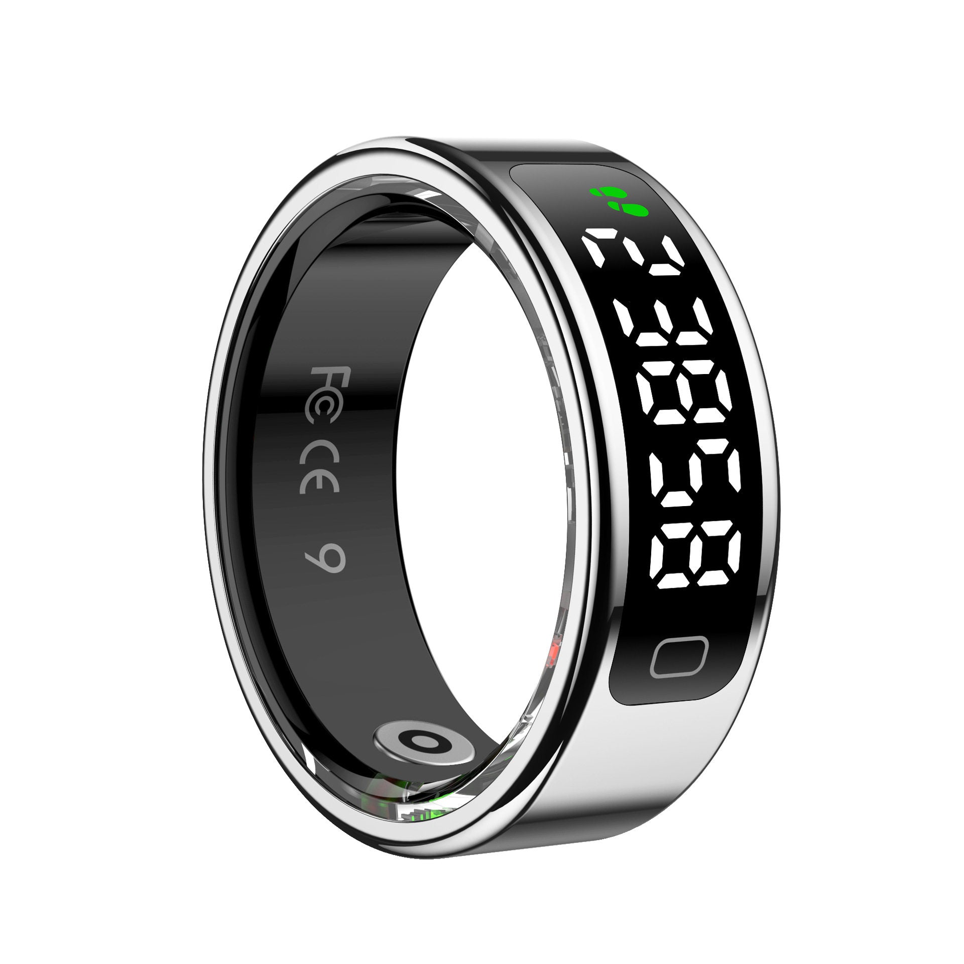 Smart Health Monitoring Ring with Charging Case