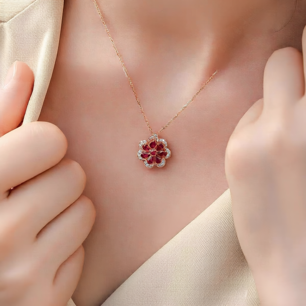 Flower necklace