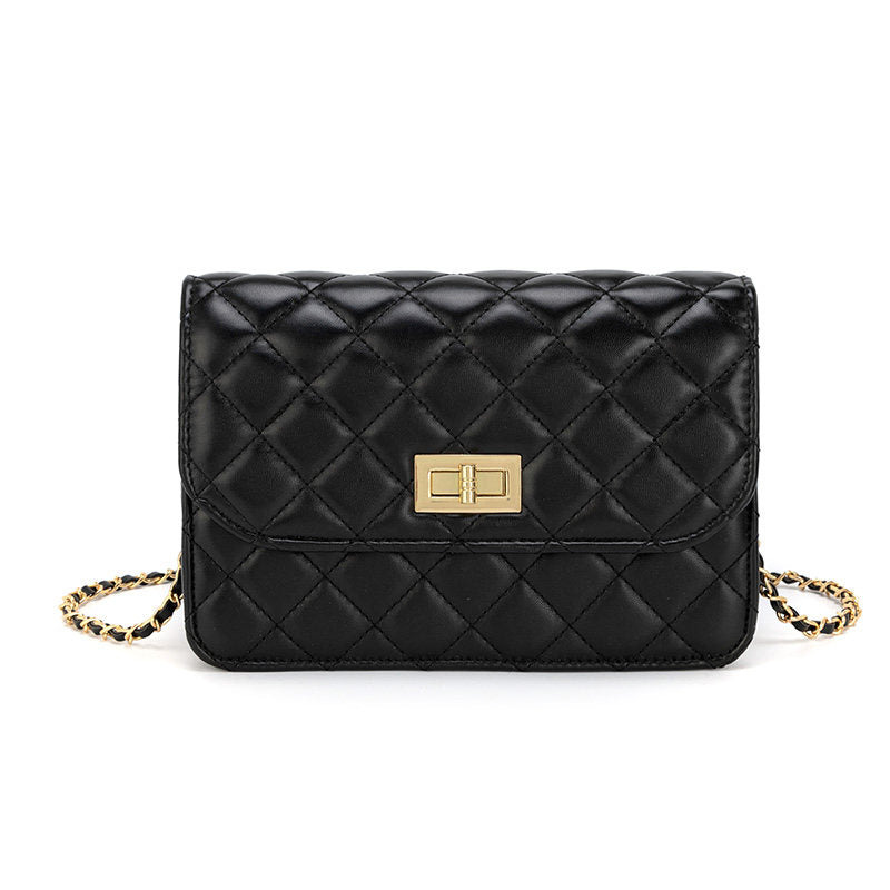 Quilted Chain Crossbody Bag