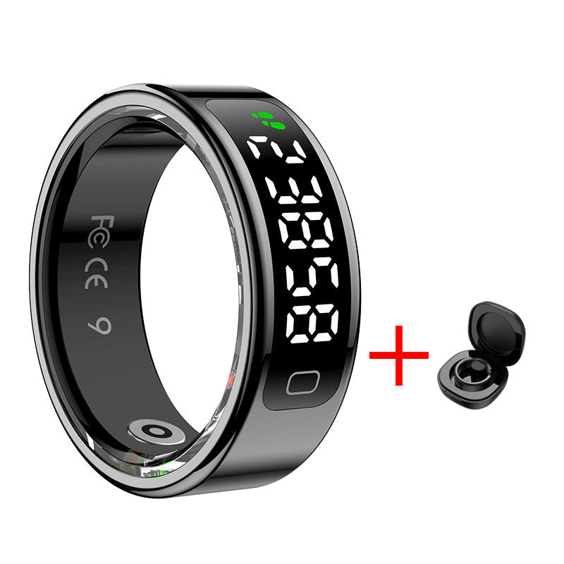 Smart Health Monitoring Ring with Charging Case