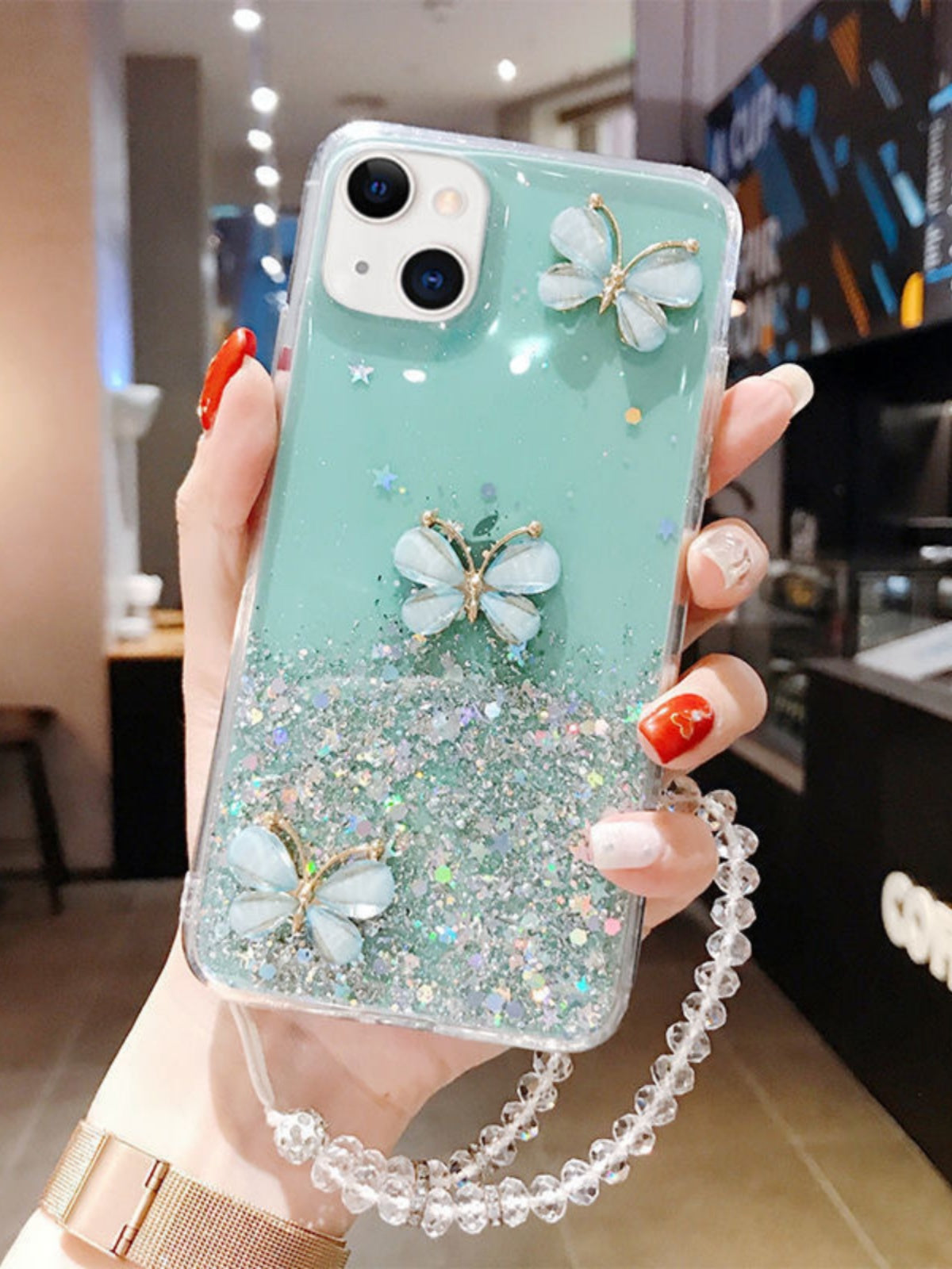 Butterfly phone case