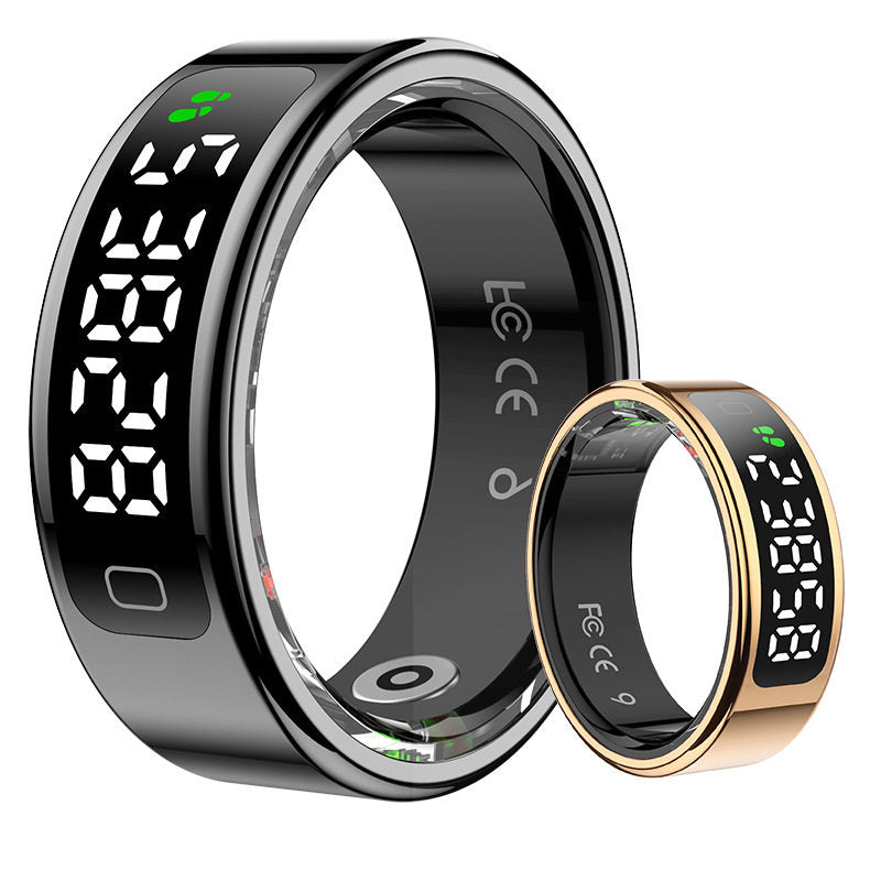Smart Health Monitoring Ring with Charging Case