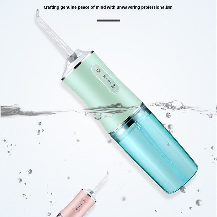 Portable Dental Cleaner Wholesale Electric Tooth Rinser to Remove Oral Odor Waterproof Teeth Beauty Device Orthodontic