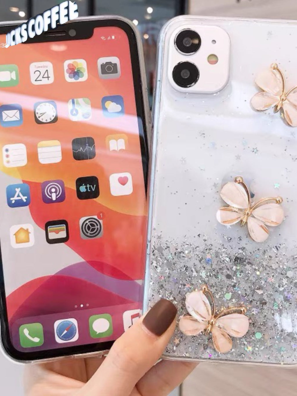 Butterfly phone case