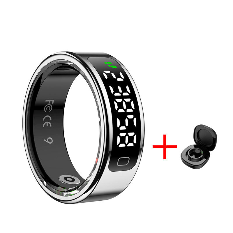 Smart Health Monitoring Ring with Charging Case