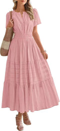 Puff-sleeve dress