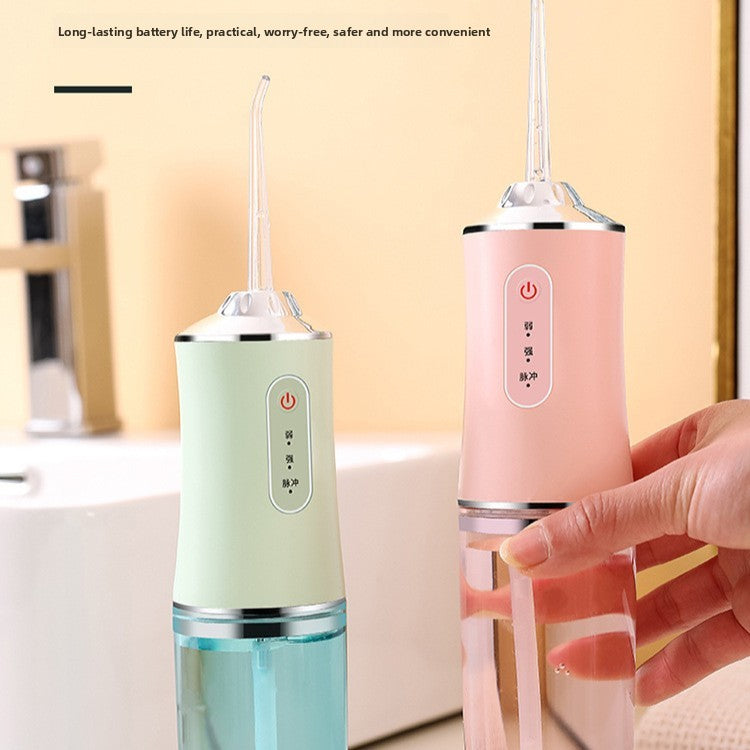 Portable Dental Cleaner Wholesale Electric Tooth Rinser to Remove Oral Odor Waterproof Teeth Beauty Device Orthodontic