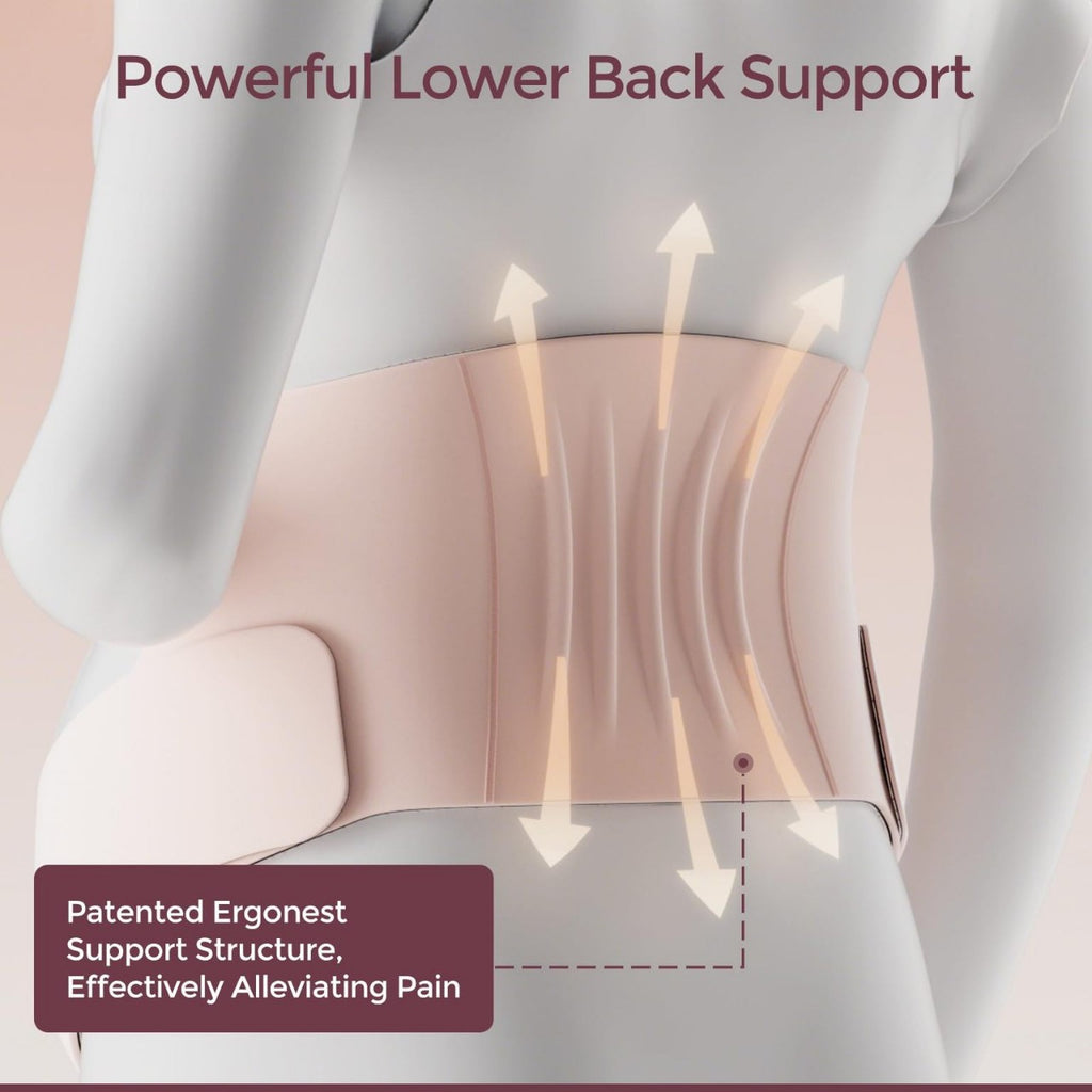 Prenatal abdominal support and lumbar brace
