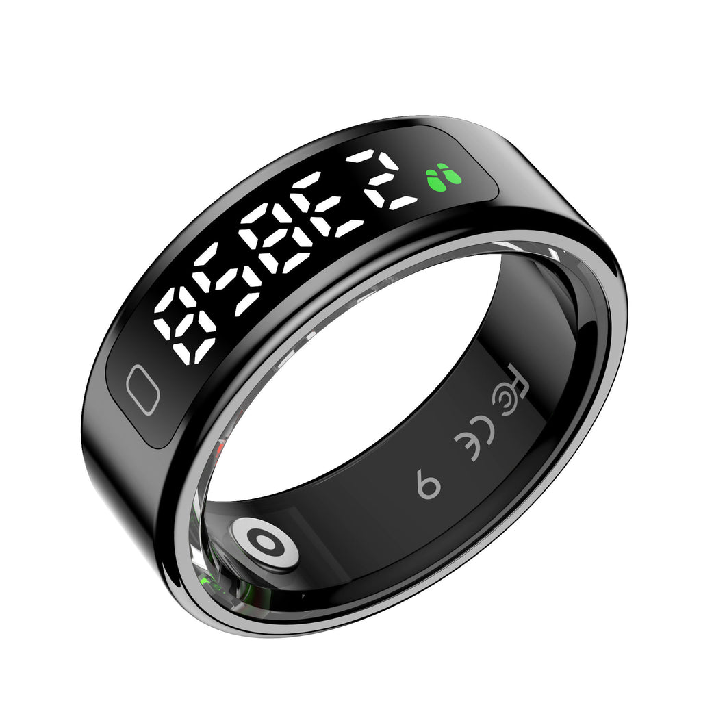 Smart Health Monitoring Ring with Charging Case