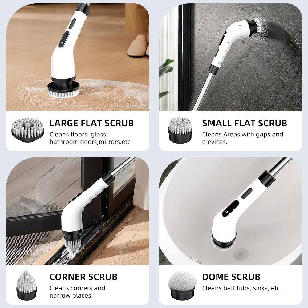 Multifunctional Electric Cleaning Brush Set