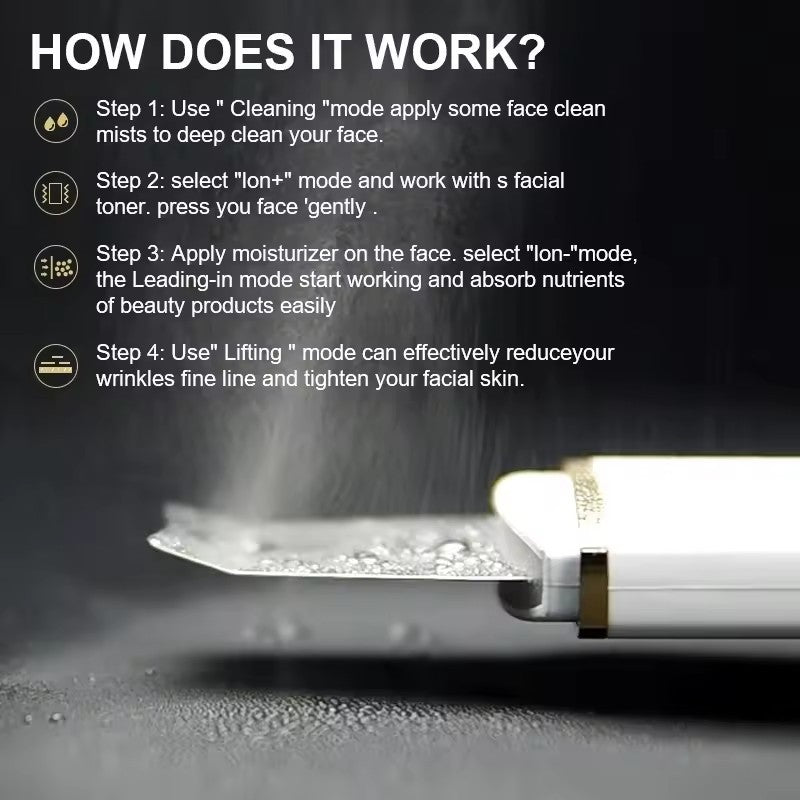 Ultrasonic Skin Scraper