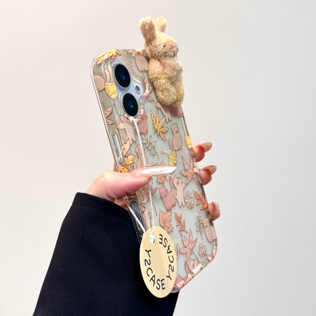Three-dimensional decorative phone case