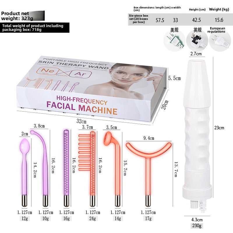 High frequency electrotherapy instrument box